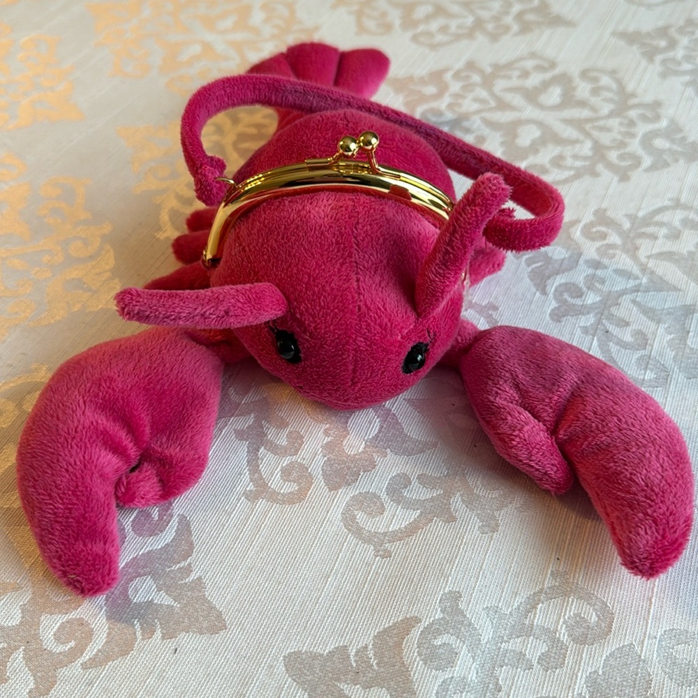 Gymboree pink lobster purse